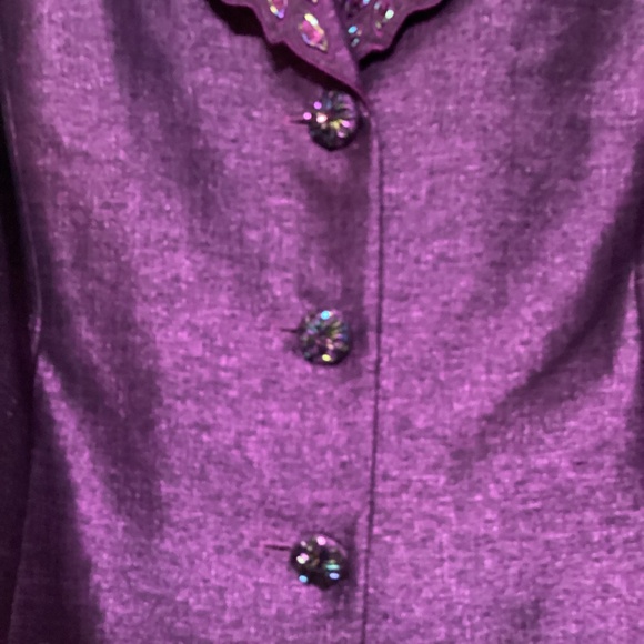 Ladies plus size purple suit - Picture 5 of 5